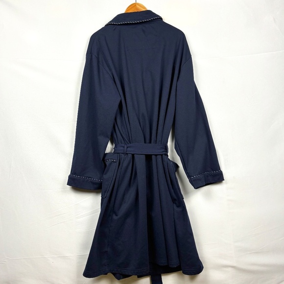 Ted Baker London Men Long Sleeve Shawl Collar Robe Sz L/XL Pockets Belted Lounge - Picture 5 of 13